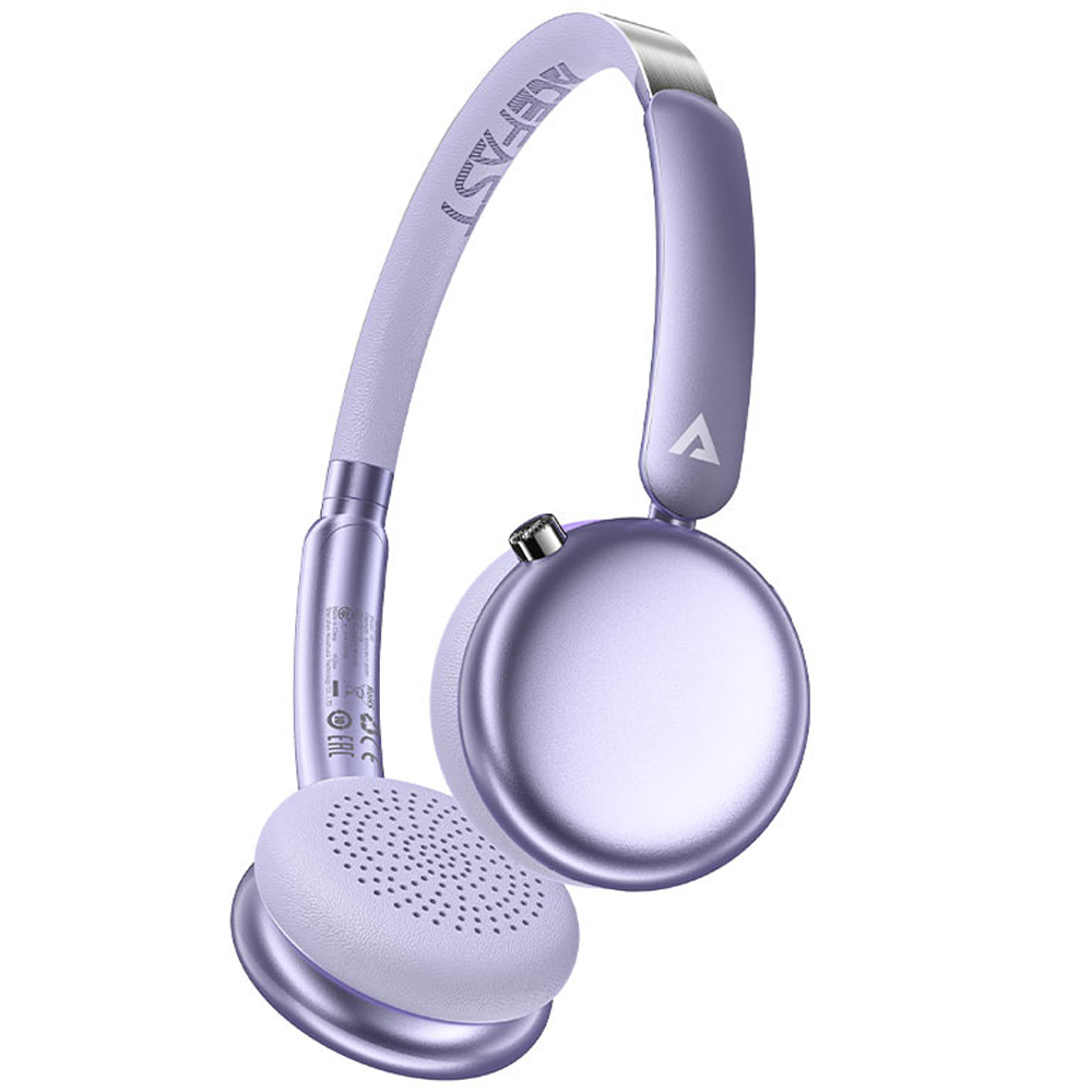 Wireless Ακουστικά Hi-Fi Stereo Acefast H8 500mAh v5.4 30db ANC Μωβ με HD Μικρόφωνο Memory Foam Μαξιλαράκια και Θήκη | Bluetooth - shopin.gr