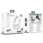 Wireless Ακουστικά Hi-Fi Stereo Acefast H7 500mAh v5.4 35db ANC IP54 Fast Charge Λευκά με Memory Foam 7 Διαφορετικών Χρωμάτων Μαξιλαράκια και Θήκη | Bluetooth - shopin.gr