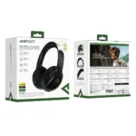 Wireless Ακουστικά Hi-Fi Stereo Acefast H5 30db ANC AUX 500mAh v5.4 Μαύρα με HD Μικρόφωνο Memory Foam Μαξιλαράκια και Θήκη | Bluetooth - shopin.gr
