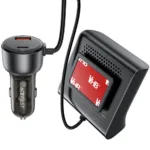 Acefast B11 Φορτιστής Αυτοκινήτου 138W με 4xUSB-A 2xUSB-C με Hub Splitter με Καλώδιο 1.10m και LED Ένδειξη Μαύρος | Φορτιστές - shopin.gr