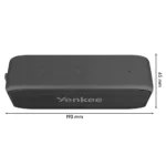 Φορητό Ηχείο Wireless Yenkee YSP 3010BK Mini BT v5.3 TWS 2400mAh 20W με USB-C SD CARD  3.5mm Μαύρο | Φορητά Ηχεία - shopin.gr