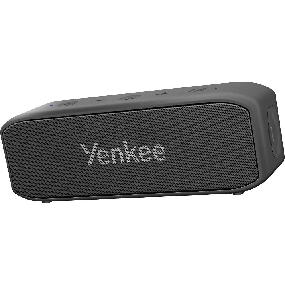 Φορητό Ηχείο Wireless Yenkee YSP 3010BK Mini BT v5.3 TWS 2400mAh 20W με USB-C SD CARD  3.5mm Μαύρο | Φορητά Ηχεία - shopin.gr