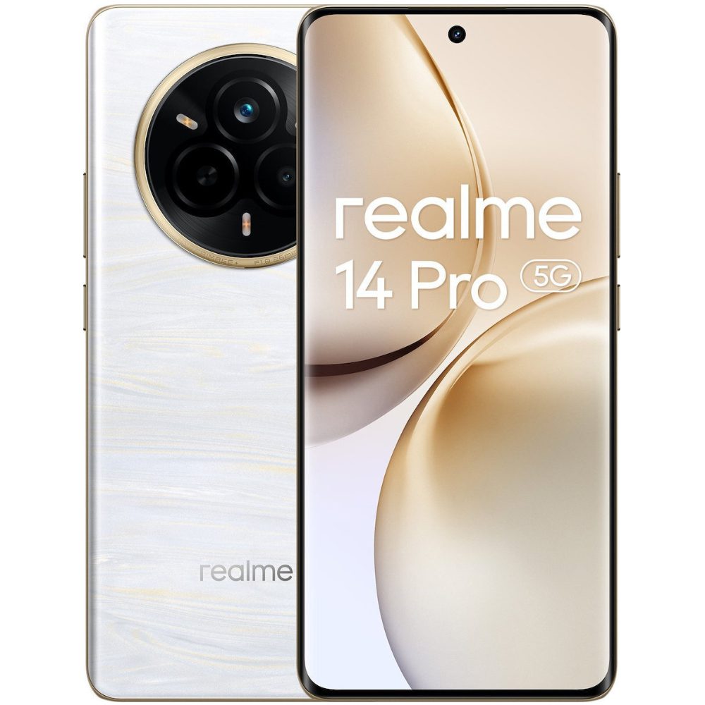 Realme 14 Pro 5G Dual Sim 6.77" 12GB/512GB IP68 Pearl White | Smartphone - shopin.gr