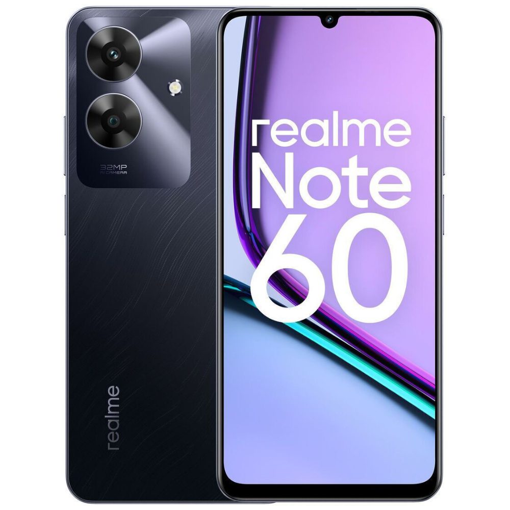 Realme Note 60 4G Dual Sim 6.74" 4GB/128GB IP64 Marble Black | Smartphone - shopin.gr