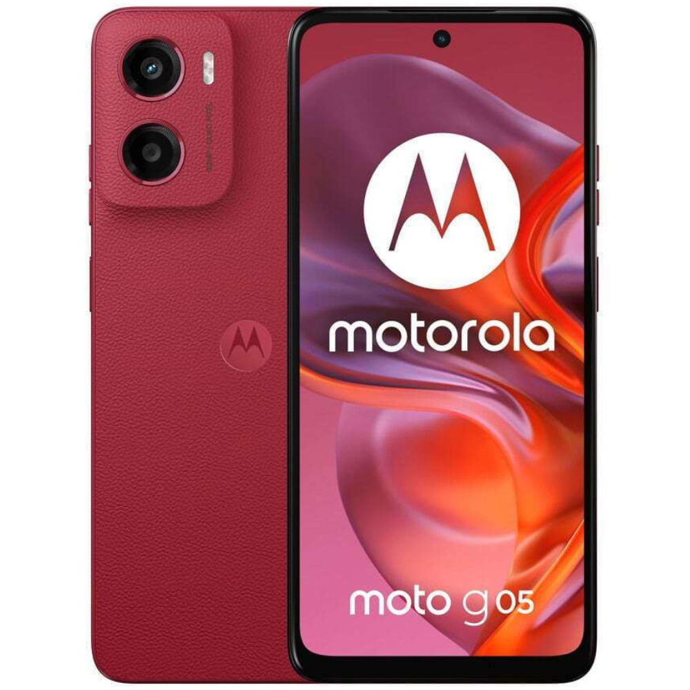 Motorola Moto G05 4G Dual Sim 6.67" 8GB/256GB IP54 Plum Red | Smartphone - shopin.gr