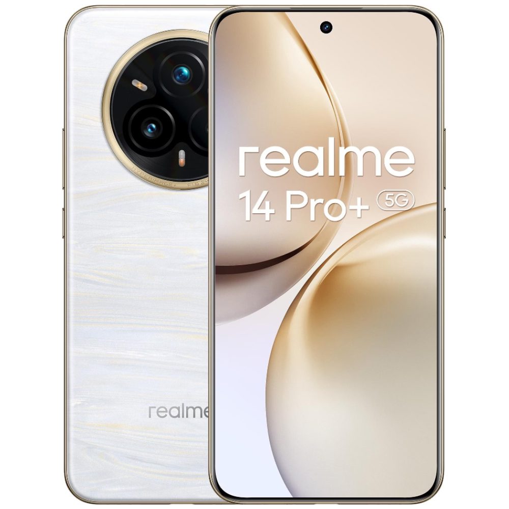 Realme 14 Pro+ 5G Dual Sim 6.83" 12GB/512GB NFC IP68 Pearl White | Smartphone - shopin.gr