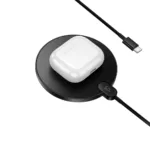Ασύρματος Φορτιστής Hoco CW62 Peak PD15W Ultra-thin με Ψηφιακή Ένδειξη Φόρτισης 1.2m Μαύρος | Ασύρματοι Φορτιστές - shopin.gr