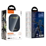 Φορητό Ηχείο Hoco HC35 5W BT v5.4 TF CARD AUX USB FM 500mAh με Κλιπ Στήριξης Τιμονιού Μπλε | Φορητά Ηχεία - shopin.gr