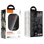 Φορητό Ηχείο Hoco HC35 5W BT v5.4 TF CARD AUX USB FM 500mAh IPX4 με Κλιπ Στήριξης Τιμονιού Μαύρο | Φορητά Ηχεία - shopin.gr