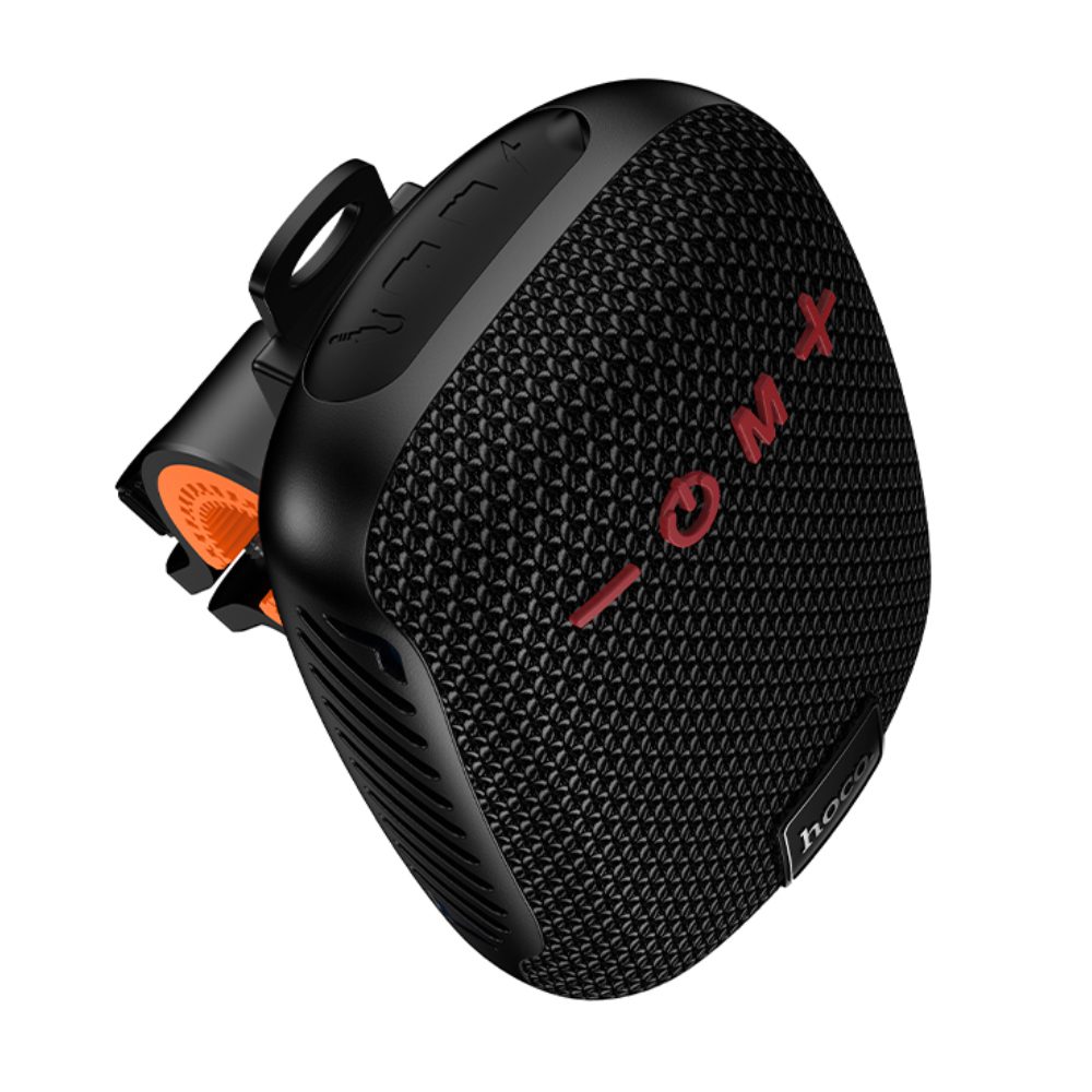 Φορητό Ηχείο Hoco HC35 5W BT v5.4 TF CARD AUX USB FM 500mAh IPX4 με Κλιπ Στήριξης Τιμονιού Μαύρο | Φορητά Ηχεία - shopin.gr