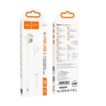 Hands Free Hoco M115 Sagacious USB-C Universal Earphones Hi-Fi Stereo με Μικρόφωνο Λευκά 1.2m Συμβατά με Όλες τις USB-C Συσκευές | Hands Free - shopin.gr