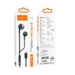 Hands Free Hoco M115 Sagacious USB-C Universal Earphones Hi-Fi Stereo με Μικρόφωνο Μαύρα 1.2m | Hands Free - shopin.gr