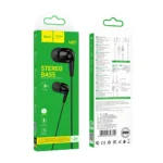 Hands Free Hoco M97 Enjoy Universal Earphones Stereo Bass USB-C με Μικρόφωνο Συμβατά με Όλες τις Συσκευές USB-C Μαύρο 1.2m | Hands Free - shopin.gr
