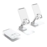 Βάση Στήριξης Επιτραπέζια Αλουμινένια Hoco PH50 Ivey 360° για συσκευές 4.5"-7" και Επεκτεινόμενο Βραχίονα Λευκή | Βάσεις Στήριξης - shopin.gr