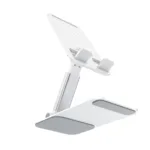 Βάση Στήριξης Επιτραπέζια Αλουμινένια Hoco PH50 Ivey 360° για συσκευές 4.5"-7" και Επεκτεινόμενο Βραχίονα Λευκή | Βάσεις Στήριξης - shopin.gr