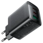 Φορτιστής Ταξιδίου Acefast A108 Fast Charging με 2xUSB-C + 1xUSB-A PD67W GaN Μαύρος | Φορτιστές - shopin.gr