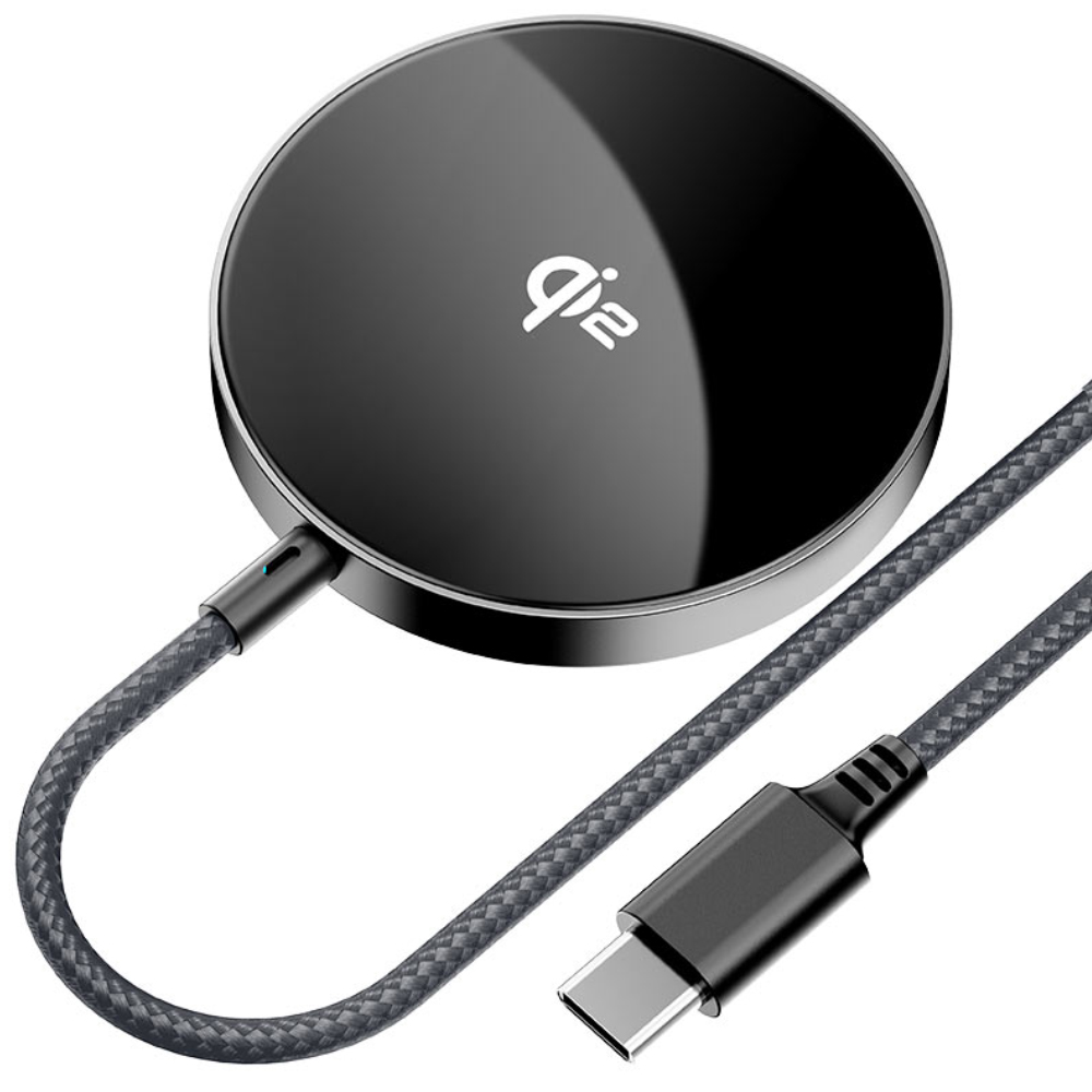 Ασύρματος Φορτιστής Acefast E24 15W Συμβατός με MagSafe και Qi2 Ασύρματη Φόρτιση Μαύρος | Ασύρματοι Φορτιστές - shopin.gr