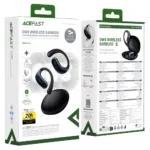 Wireless Earphones Hands Free Acefast FA005 TWS Ultra Thin v5.4 400mAh 20hr Λειτουργίας ENC IPX4 Μαύρα | Bluetooth - shopin.gr