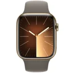 Apple Watch Series 9 45mm GPS NFC IP6X Stainless Steel Case Gold με Clay Sport Band | Smartwatches - shopin.gr