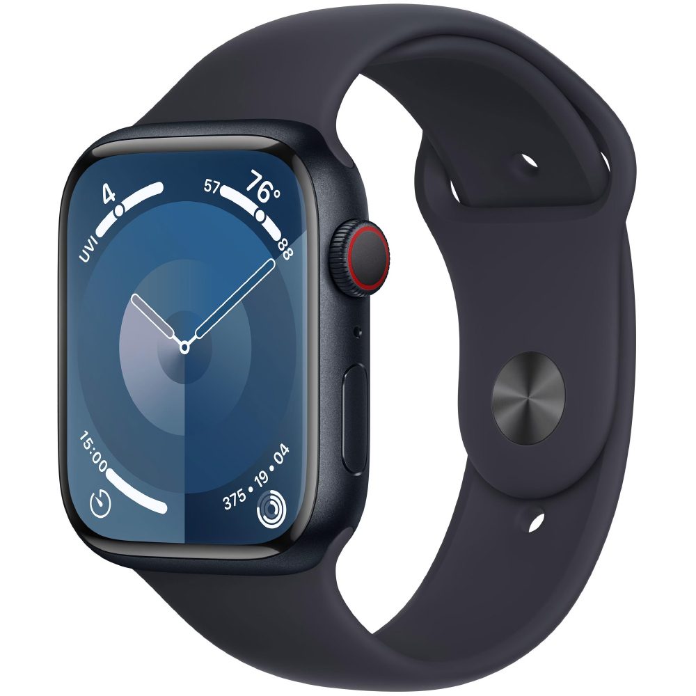 Apple Watch Series 9 Aluminum 45mm GPS NFC IP6X Stainless Steel Case Midnight με Midnight Sport Band | Smartwatches - shopin.gr