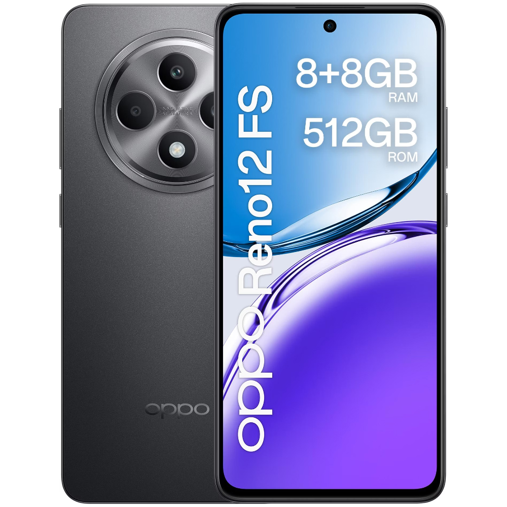 Oppo Reno12 FS 4G Dual Sim 6.67" 8GB/512GB NFC IP64 Matte Grey | Smartphone - shopin.gr