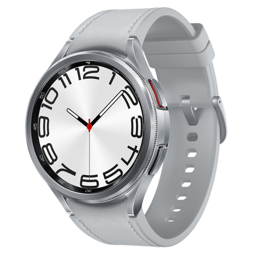 Smartwatch Samsung Galaxy Watch6 Classic R960 1.5" Super AMOLED GPS NFC 5ATM με Δυνατότητα Κλήσεων Silver | Smartwatches - shopin.gr