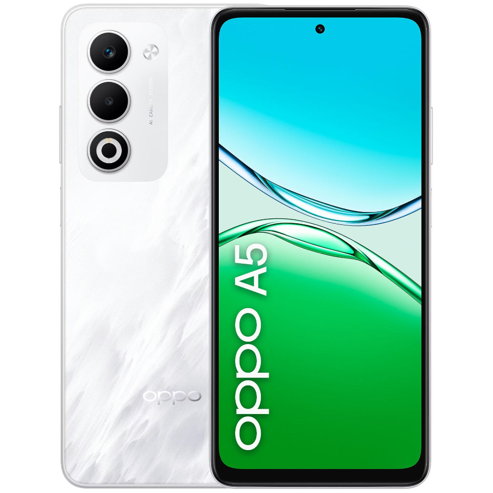 Oppo A5 4G Dual Sim 6.67" 6GB/128GB IP65  Mist White | Smartphone - shopin.gr