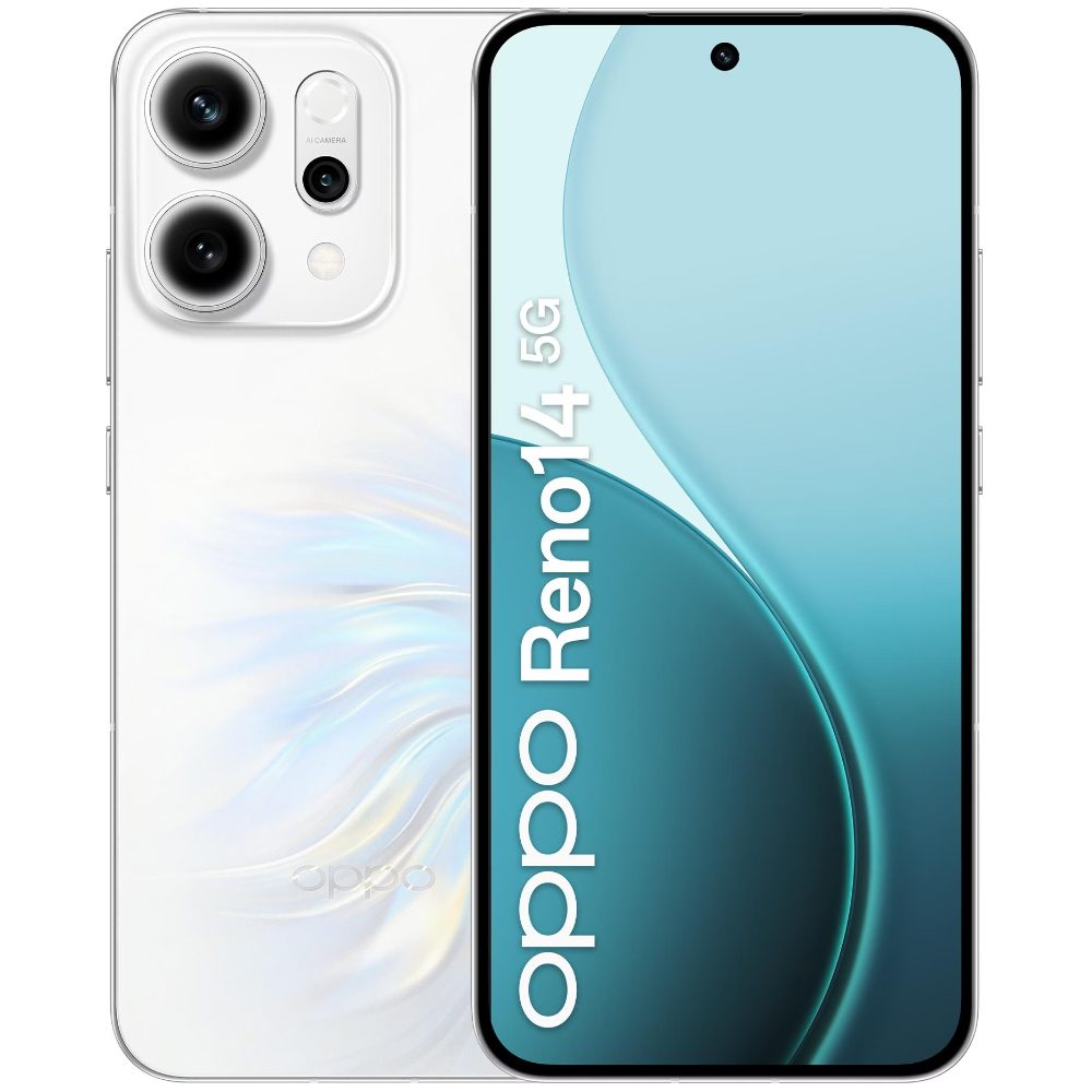 Oppo Reno14 5G Dual Sim 6.59" 12GB/512GB NFC IP68 Opal White | Smartphone - shopin.gr