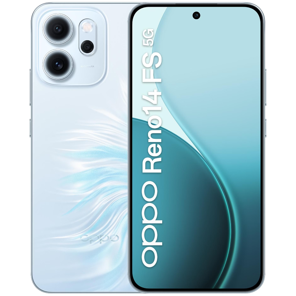 Oppo Reno14 FS 5G Dual Sim 6.57" 12GB/512GB NFC IP68 Opal Blue | Smartphone - shopin.gr