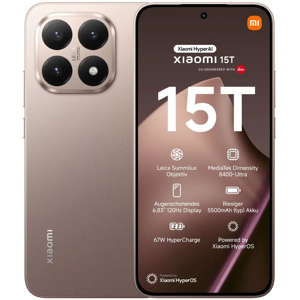 Xiaomi 15T 5G Dual Sim 6.83" 12GB/512GB NFC IP68 Rose Gold | Smartphone - shopin.gr