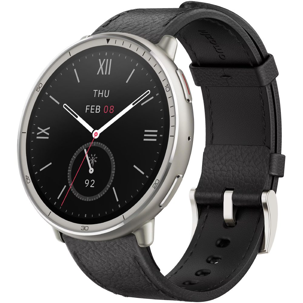 Smartwatch Amazfit Active 2 (Round Premium) 1.32" AMOLED  GPS NFC 5 ATM με Δυνατότητα Κλήσεων Black | Smartwatches - shopin.gr