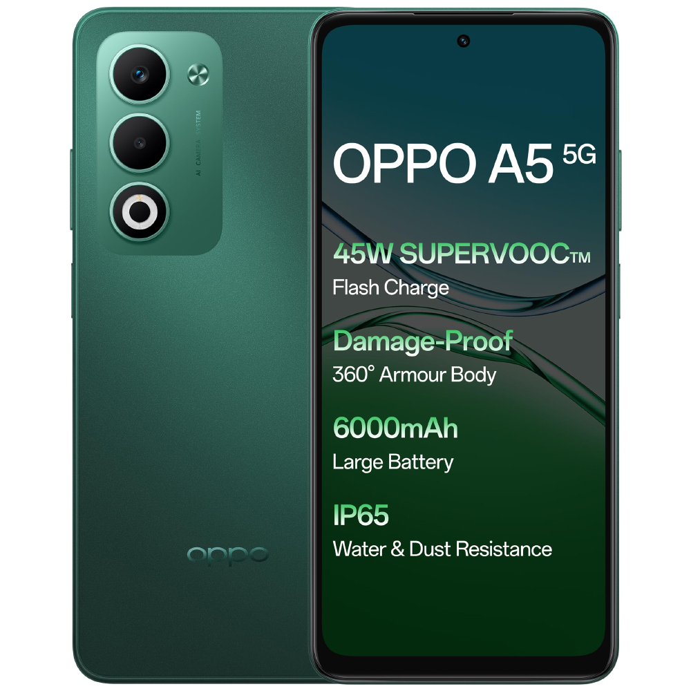 Oppo A5 5G Dual Sim 6.67" 4GB/128GB IP65 Aurora Green | Smartphone - shopin.gr