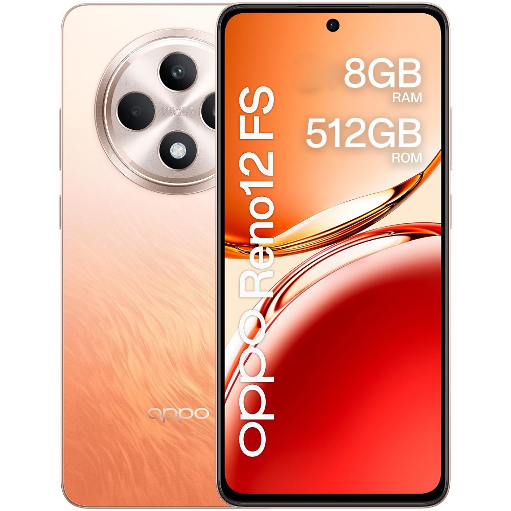 Oppo Reno12 FS 4G Dual Sim 6.67" 8GB/512GB NFC IP64 Amber Orange | Smartphone - shopin.gr