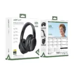 Wireless Ακουστικά Stereo Acefast H10 500mAh v5.4 Hi-Fi με Μικρόφωνο AUX USB-C 60ώρες Λειτουργία Μαύρα | Bluetooth - shopin.gr