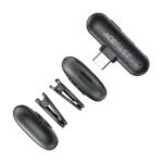 Ακτίνα 50m και 48hr Διάρκεια Μπαταρίας με USB-C Transmitter και Θήκη Φόρτισης Μαύρο | Μικρόφωνα - shopin.gr