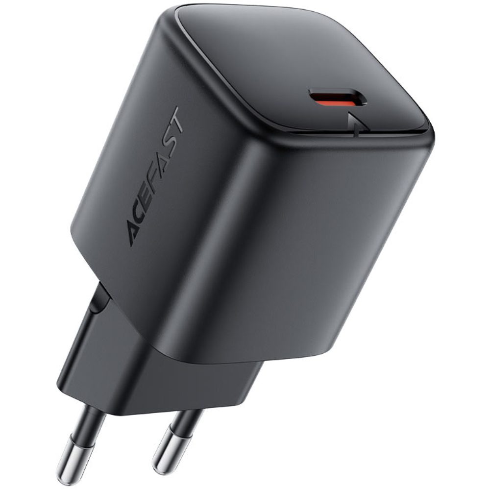 Φορτιστής Ταξιδίου Acefast A119 Mini Fast Charging USB-C PD45W 3A GaN Μαύρος | Φορτιστές - shopin.gr