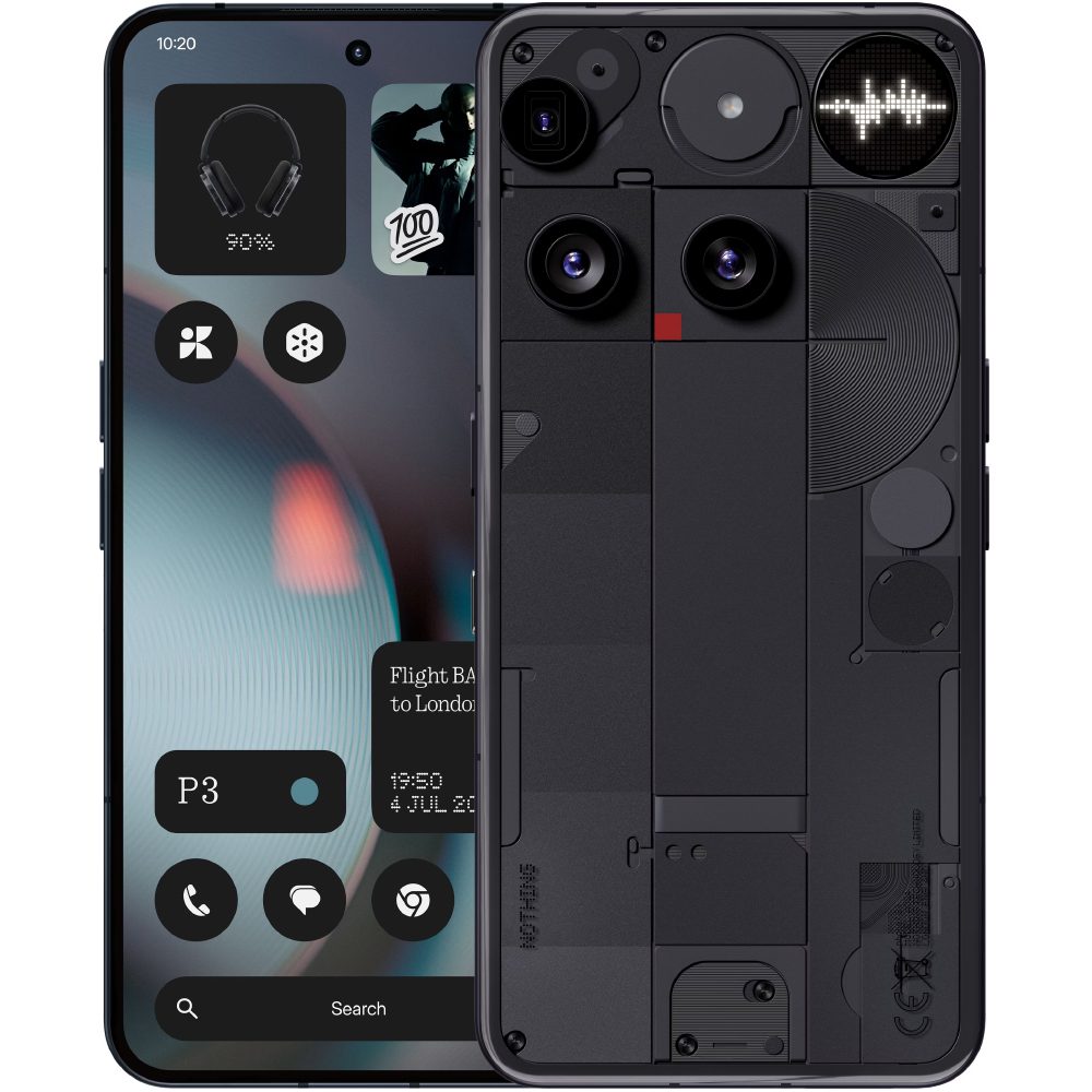 Nothing Phone (3) 5G Dual Sim 6.67" 16GB/512GB NFC IP68 Black | Smartphone - shopin.gr