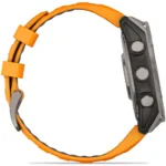 Garmin Watch Fenix 8 Titanium 47mm GPS NFC 10 ATM με Δυνατότητα Κλήσεων Sapphire Titanium with Spark Orange and Graphite Silicone Band | Smartwatches - shopin.gr
