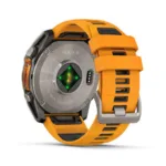 Garmin Watch Fenix 8 Titanium 51mm GPS NFC 10 ATM με Δυνατότητα Κλήσεων Sapphire Titanium with Spark Orange and Graphite Silicone Band | Smartwatches - shopin.gr