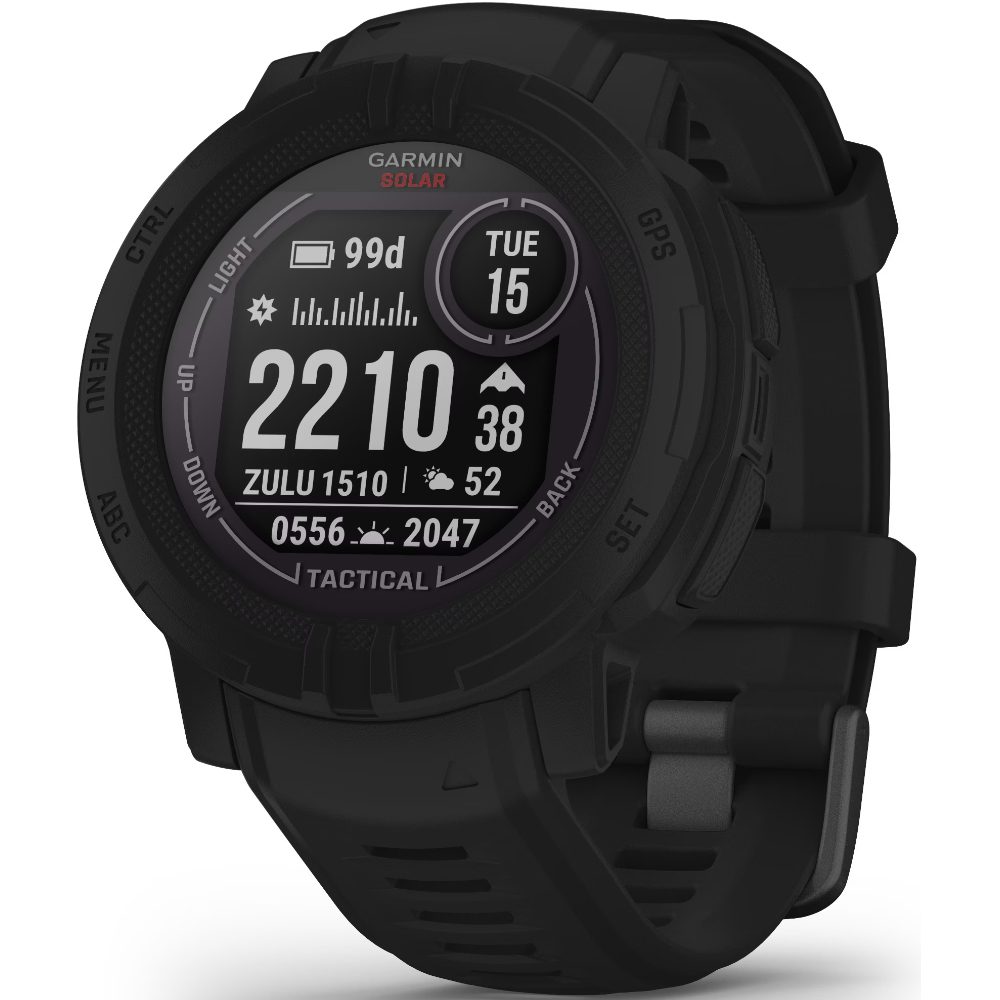 Garmin Instinct 2 Solar Tactical Edition 45mm GPS NFC 10 ATM Grey | Smartwatches - shopin.gr