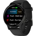 Garmin Venu 3 Stainless Steel 45mm GPS 5 ATM με Δυνατότητα Κλήσεων Slate Bezel και Black Silicone Band | Smartwatches - shopin.gr