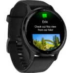 Garmin Venu 3 Stainless Steel 45mm GPS 5 ATM με Δυνατότητα Κλήσεων Slate Bezel και Black Silicone Band | Smartwatches - shopin.gr