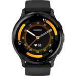 Garmin Venu 3 Stainless Steel 45mm GPS 5 ATM με Δυνατότητα Κλήσεων Slate Bezel και Black Silicone Band | Smartwatches - shopin.gr