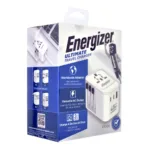 Παγκόσμιος Φορτιστής Ταξιδίου Energizer ETC450 US/AU UK EU με 1xUSB-A 30W και 2xUSB-C 45W/12W GaN Λευκός | Φορτιστές - shopin.gr