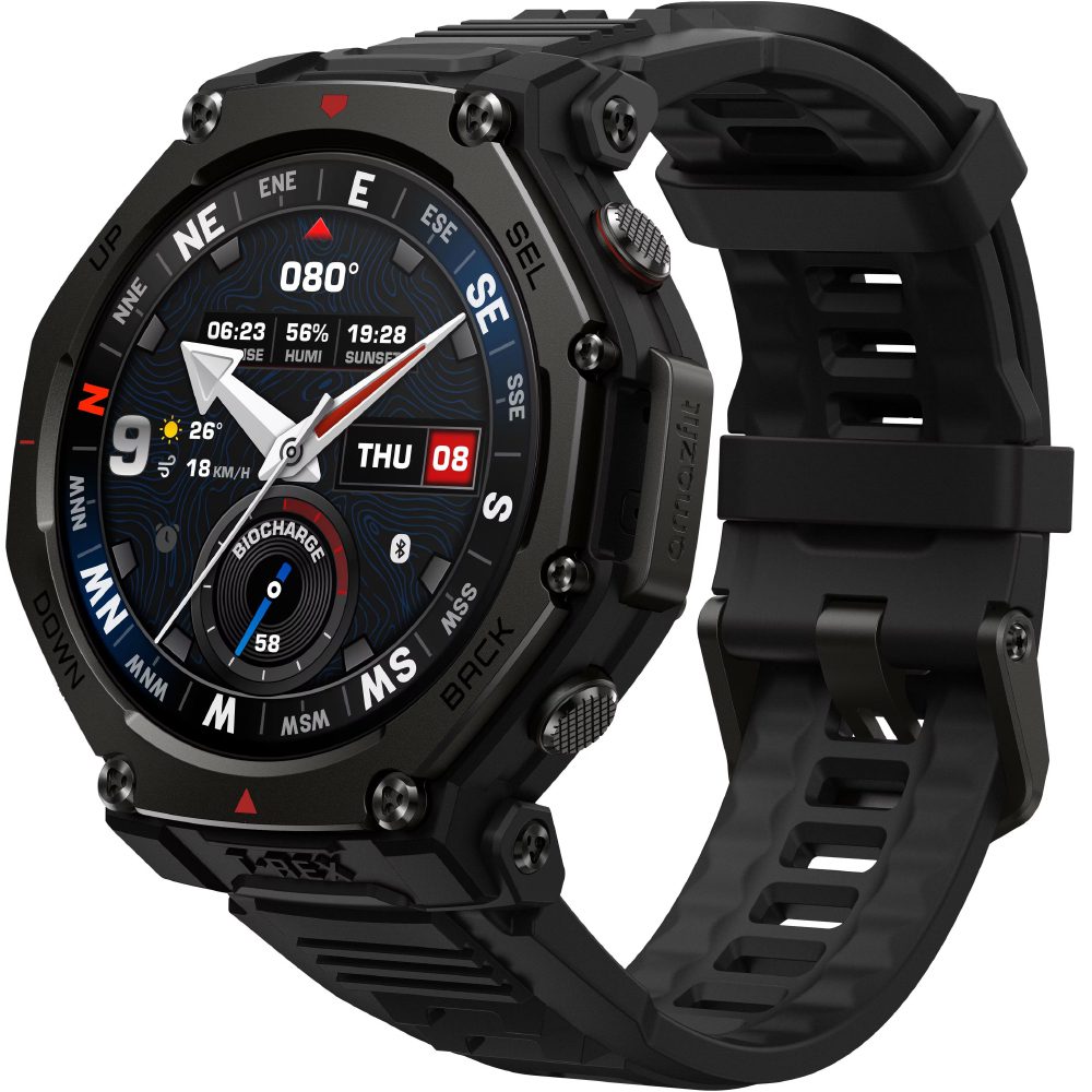 Smartwatch Amazfit T-Rex 3 Pro 1.5" AMOLED GPS 10 ATM Tactical Black | Smartwatches - shopin.gr