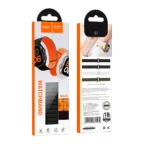 Watchband Hoco WA39 Flex Series 44/45/46/49mm Silicon Strap για Apple Watch series 1/2/3/4/5/6/7/8/9/se/ultra1/ultra2 Μαύρο με Πορτοκαλί | Αξεσουάρ Wearables - shopin.gr
