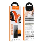 Watchband Hoco WA39 Flex Series 44/45/46/49mm Silicon Strap για Apple Watch series 1/2/3/4/5/6/7/8/9/se/ultra1/ultra2 Μαύρο | Αξεσουάρ Wearables - shopin.gr