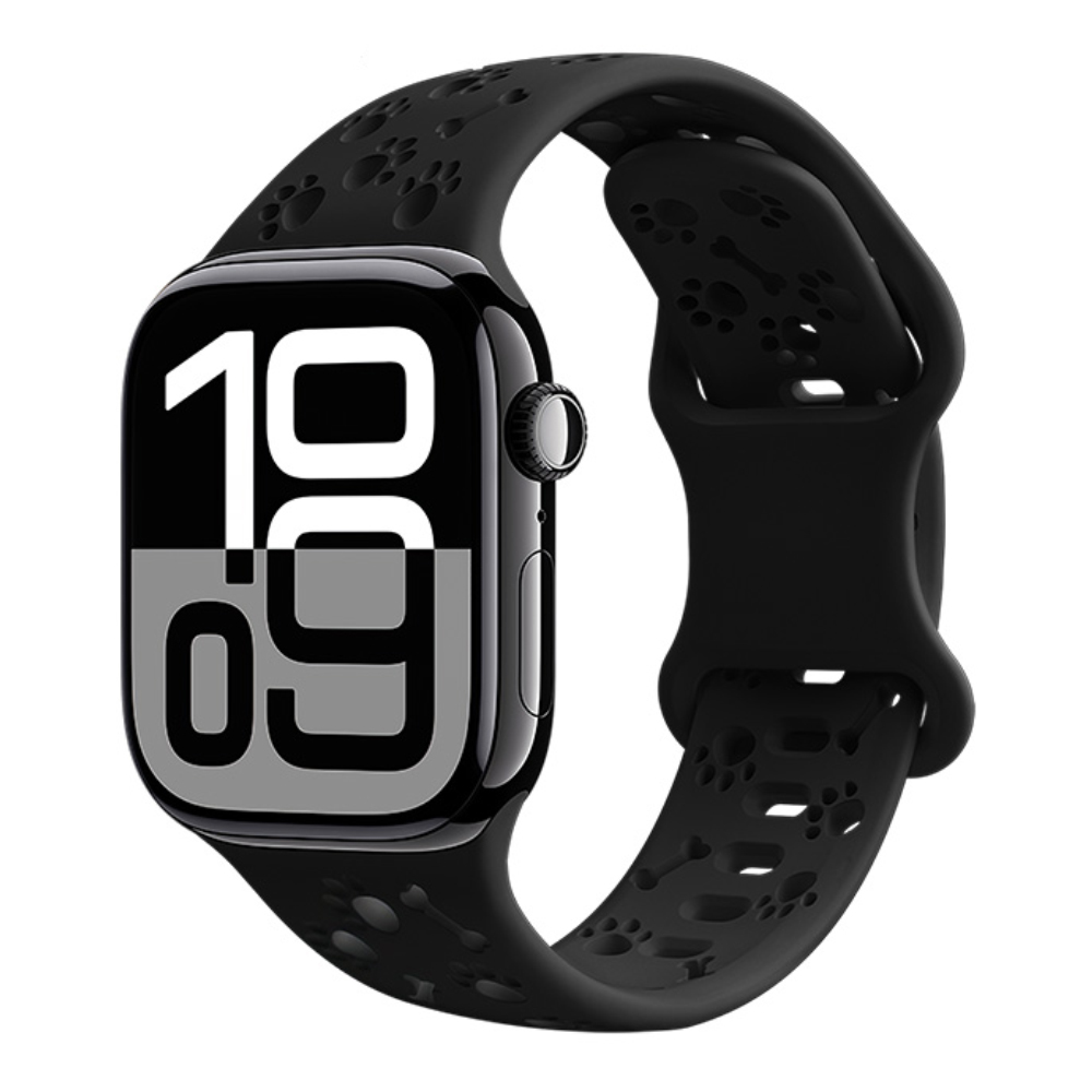 Watchband Hoco WA38 Time Series 44/45/46/49mm Silicon Strap για Apple Watch series 1/2/3/4/5/6/7/8/9/se/ultra1/ultra2 Μαύρο | Αξεσουάρ Wearables - shopin.gr