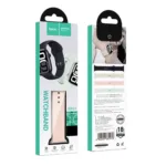 Watchband Hoco WA37 38/40/41/42mm Fluorine Rubber Strap για Apple Watch series 1/2/3/4/5/6/7/8/9/SE/SE2 Ροζ | Αξεσουάρ Wearables - shopin.gr