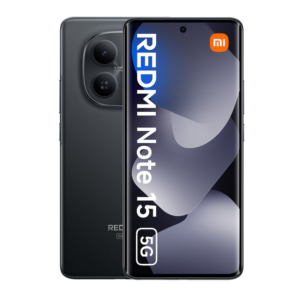 Xiaomi Redmi Note 15 5G Dual Sim 6.77" 8GB/256GB IP66 Black | Smartphone - shopin.gr